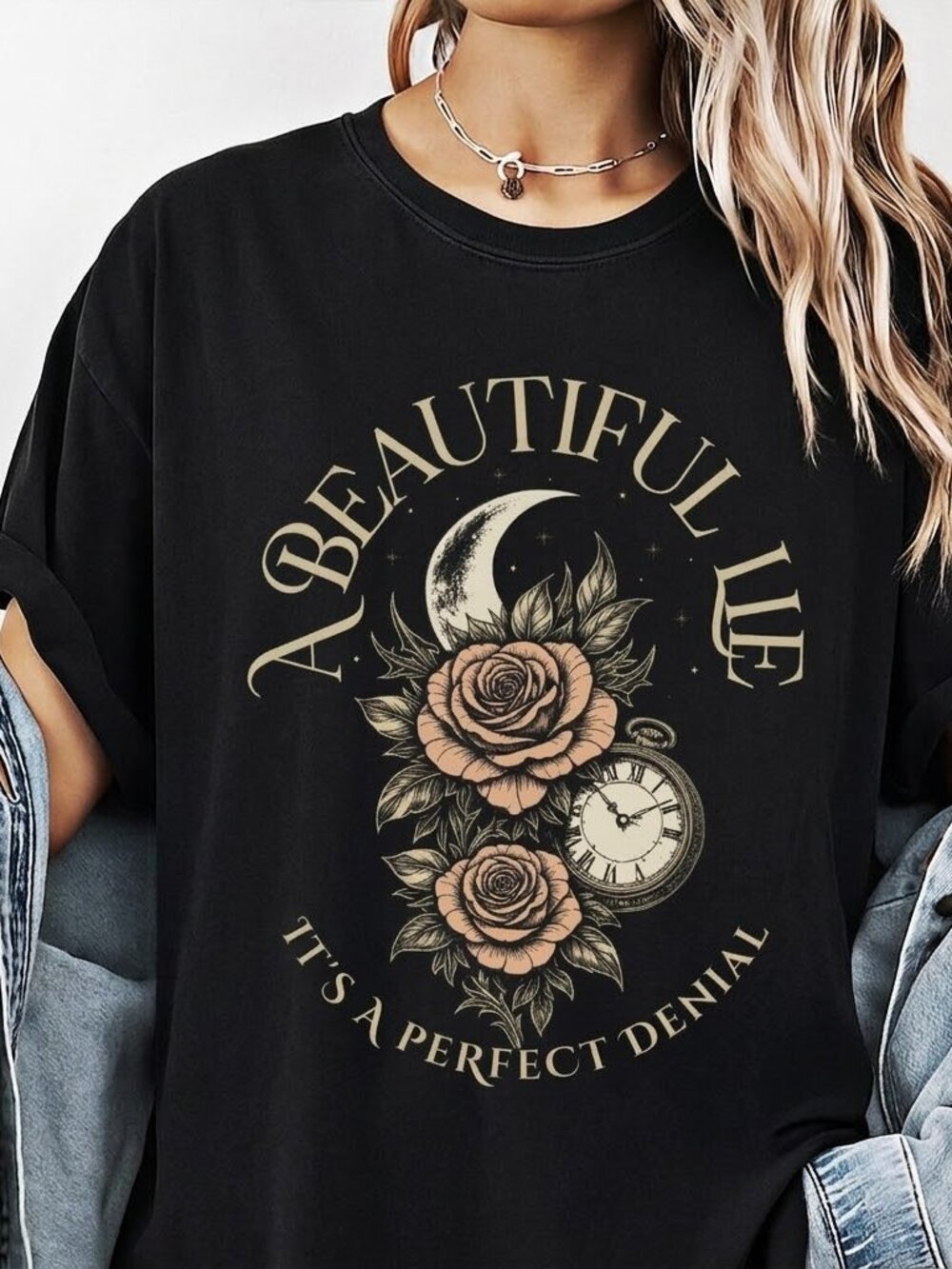 Roses Dark Romance Emo Graphic Tee, Distressed Vintage Shirt